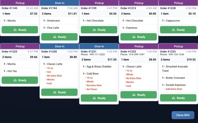 TABL bowling concession POS kitchen display system thumbnail